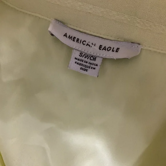 American Eagle Outfitters Yellow Long Sleeve Dress - Picture 10 of 12